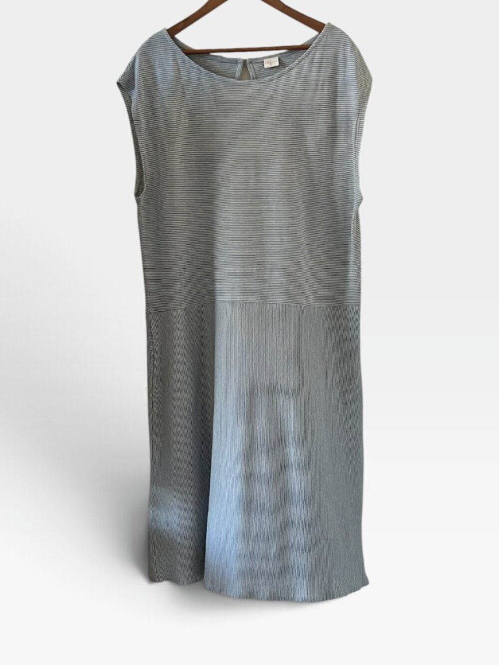 POETRY Linen Blend Striped Dress Size 16